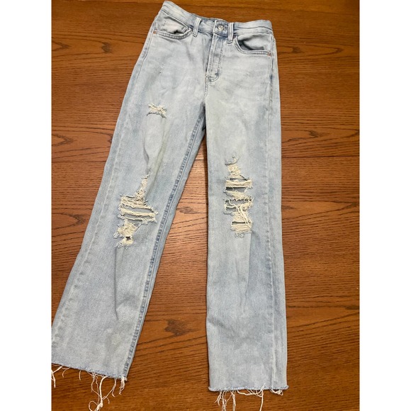 Wild Fable Highest Rise Straight Jeans Size 0 - Picture 6 of 6